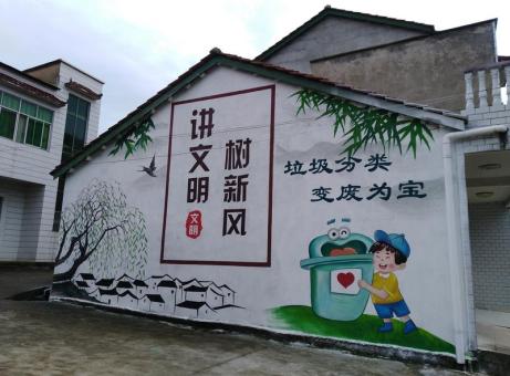 礼泉墙绘是现在流行的墙体广告