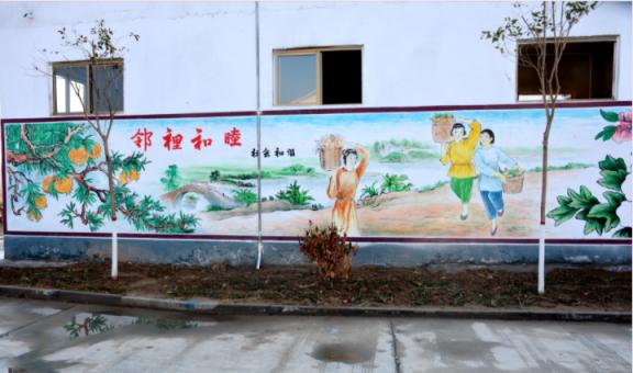 礼泉乡镇文化墙 乡风文明焕发新活力