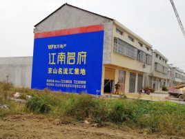礼泉农村墙体广告在不同形式上面展现的不同特色