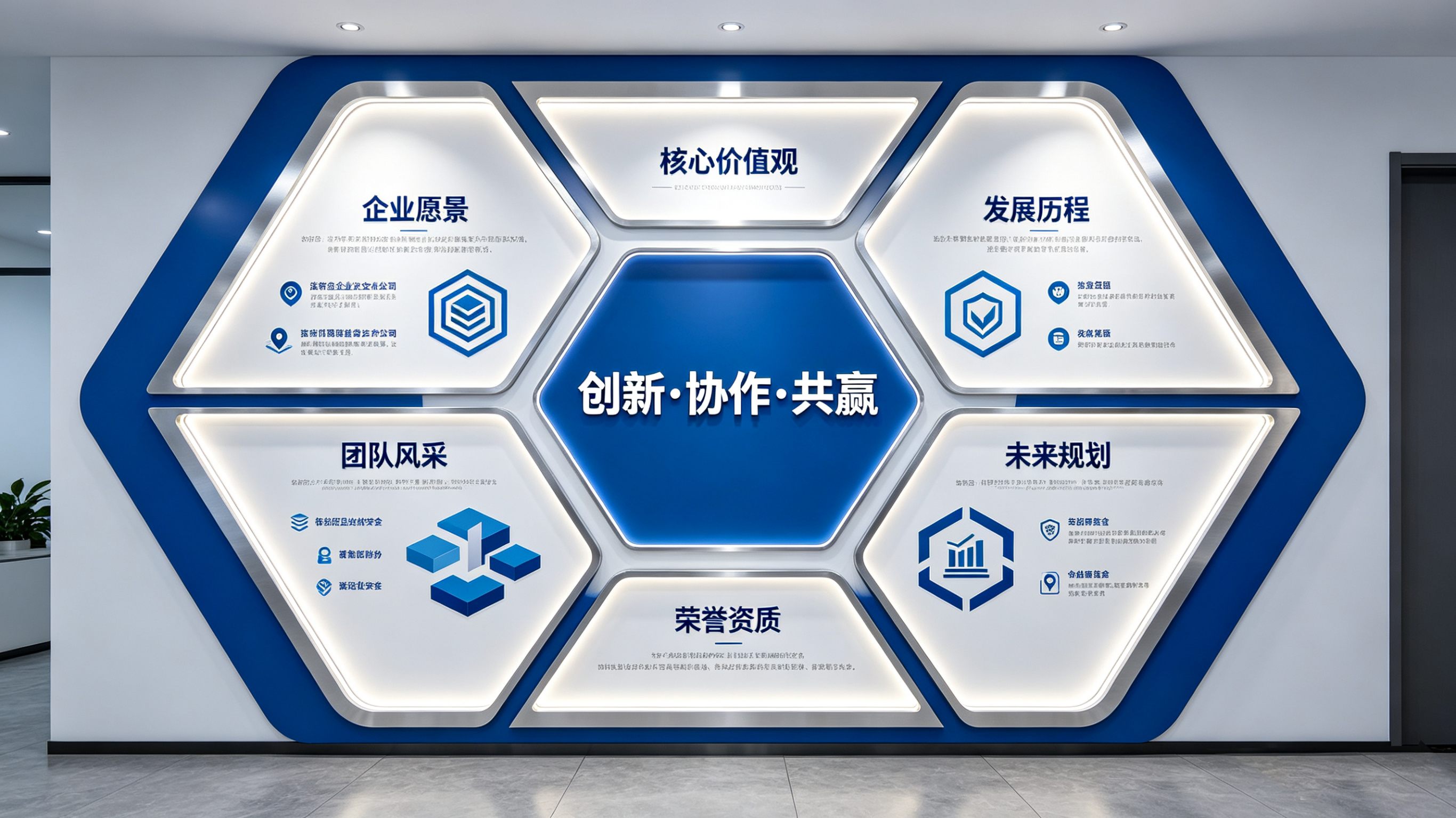 礼泉企业文化墙六边形避坑指南（新手常犯5个错误）